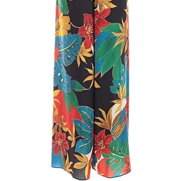 Perfect condition! Alice + Olivia bright floral flowy pants, size 6 - Picture 2 of 9